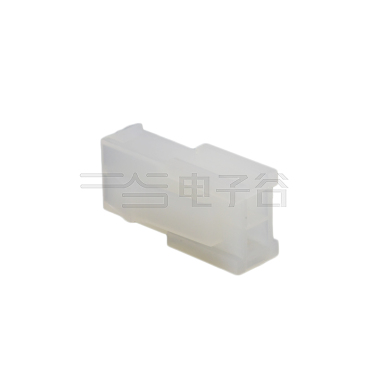 Pitch 4.2mm Female 双排 Housing 有耳 2X1Pin 本色